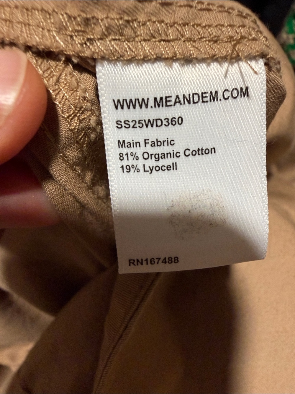 ME+EM Cotton Utility Midi Shirt Dress with Belt Stone Khaki (US 6 / UK 10) - Picture 15 of 15